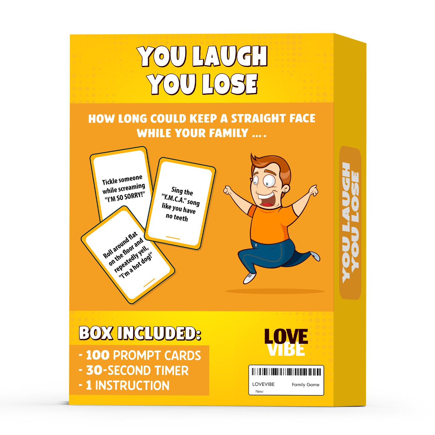 You Laugh You're Lose - The Official Family Game Where If You Laugh, You Lose. Great for Big Groups & Kids