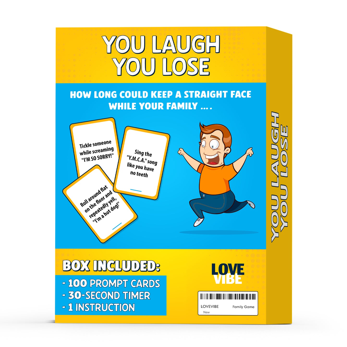 You Laugh You're Lose - The Official Family Game Where If You Laugh, You Lose. Great for Big Groups & Kids
