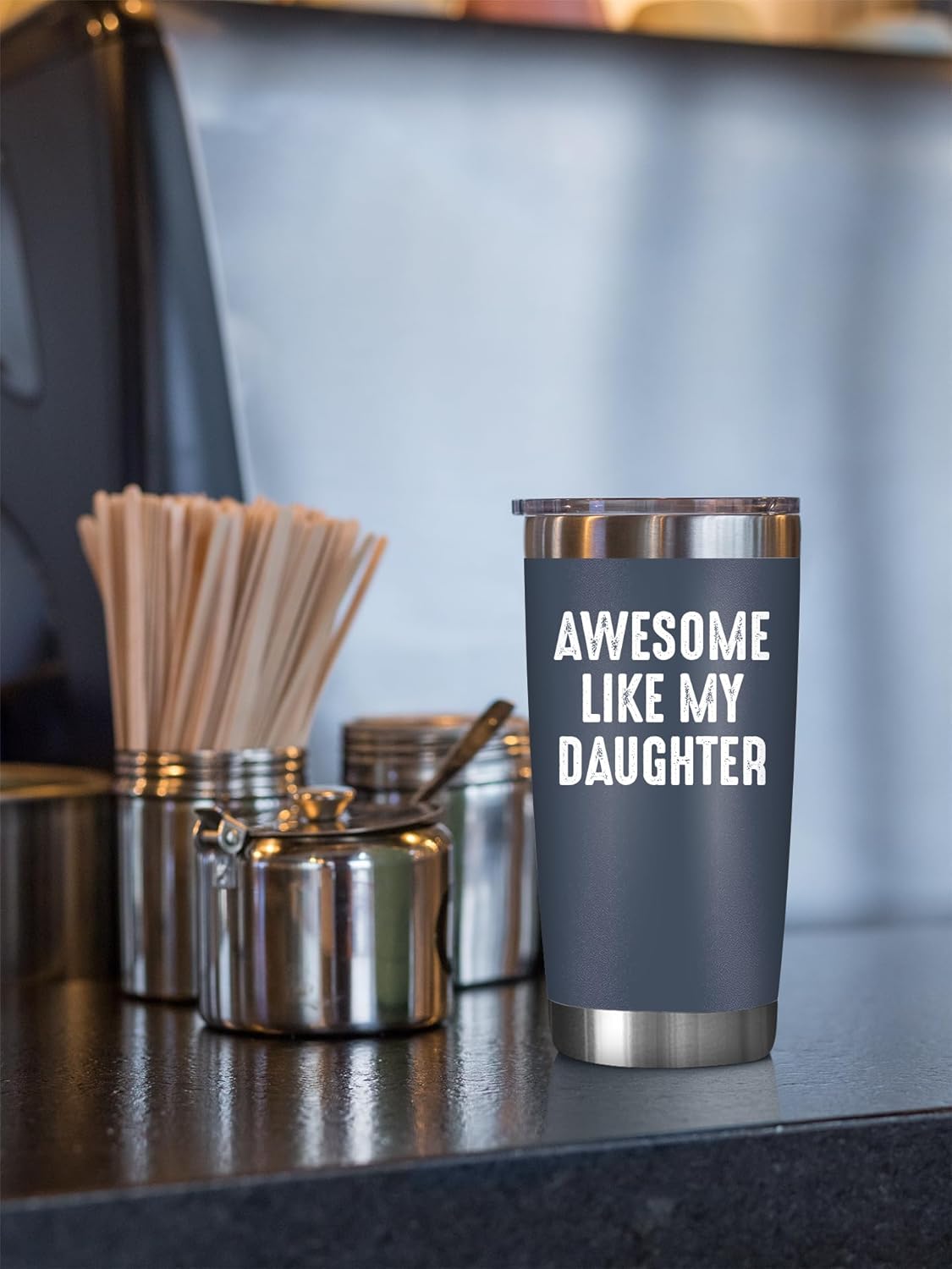 Awesome Like My Daughter - Stainless Steel Tumbler