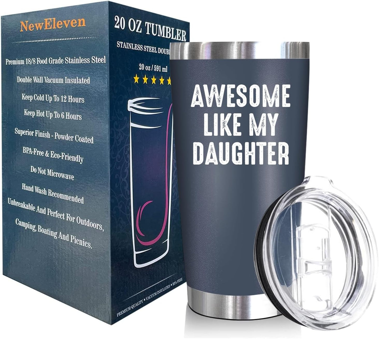 Awesome Like My Daughter - Stainless Steel Tumbler