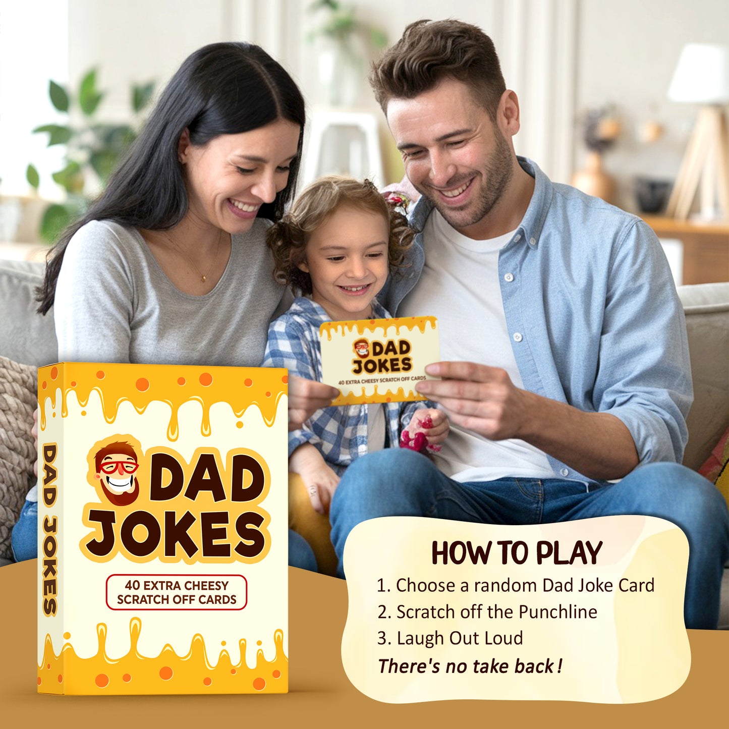 Gifts for Dad - Scratch Off Dad Jokes - Dad Gifts for Fathers Day, Funny Gifts, Dad Birthday Gift, Gifts for Husband, White Elephant Gifts for Adults, Gifts for Men, Cool Stuff - FB059
