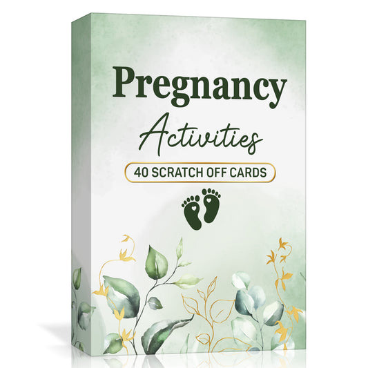40 Fun Scratch Off Activities to do While Pregnant - Create Everlasting Memories of Your Pregnancy - Unique Gift for Expecting Mom - FB052