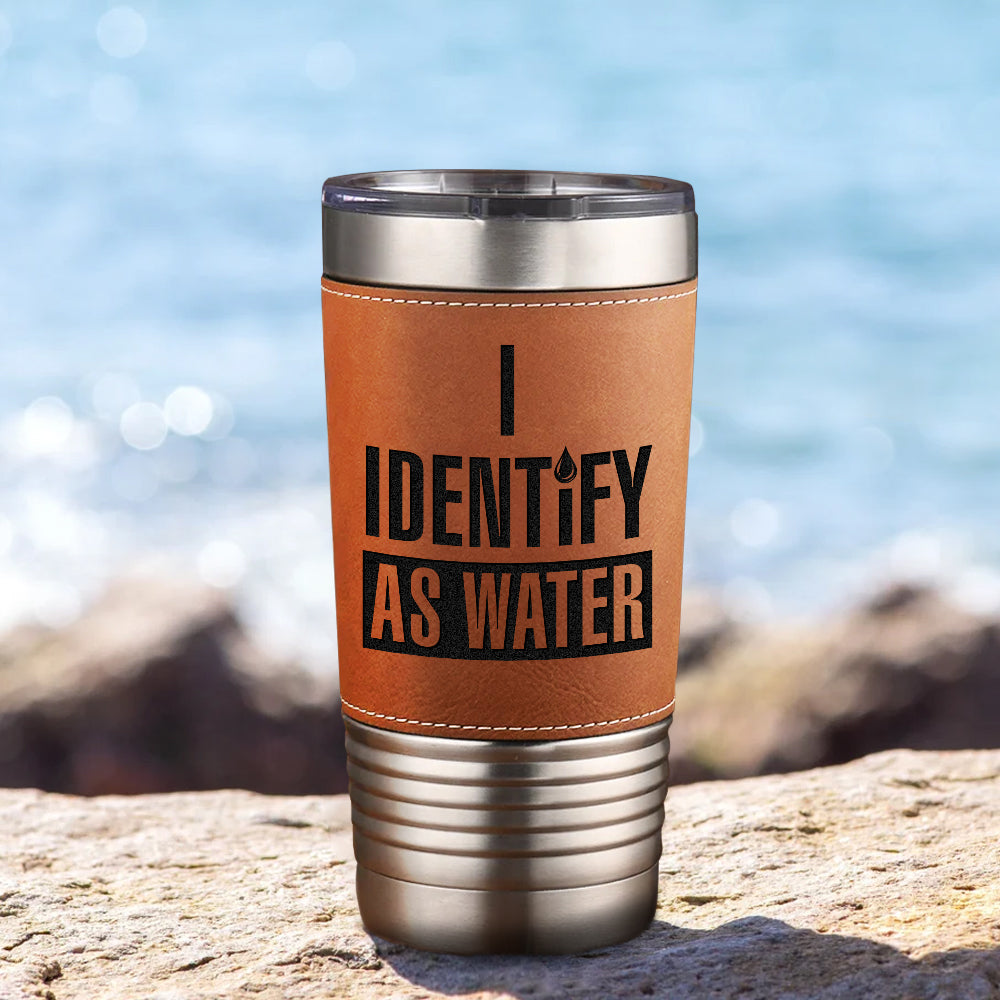 Funny Leather Tumbler For Men