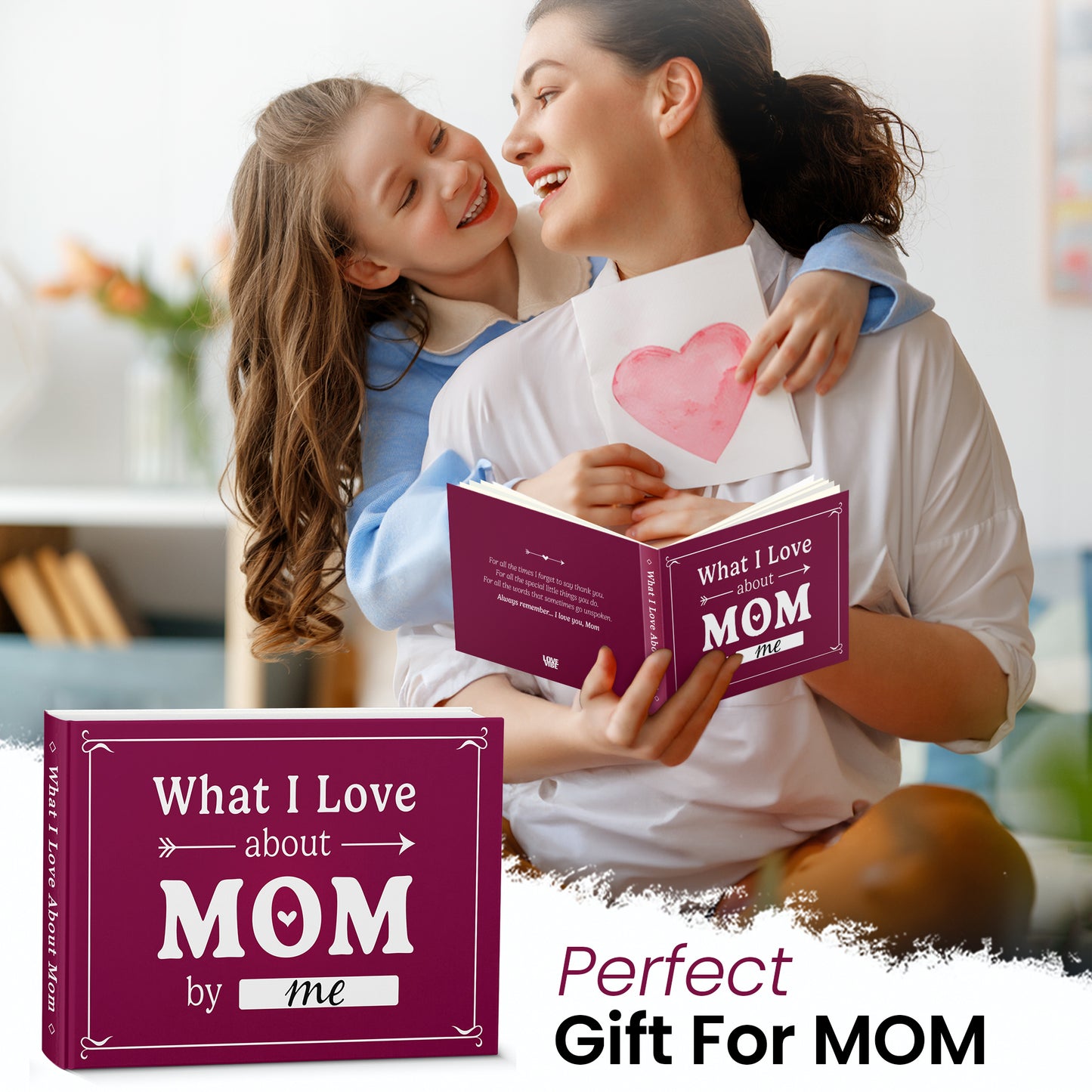 What I Love about Mom Fill with Love Fill-in-the-Blank Gift Journal FB011