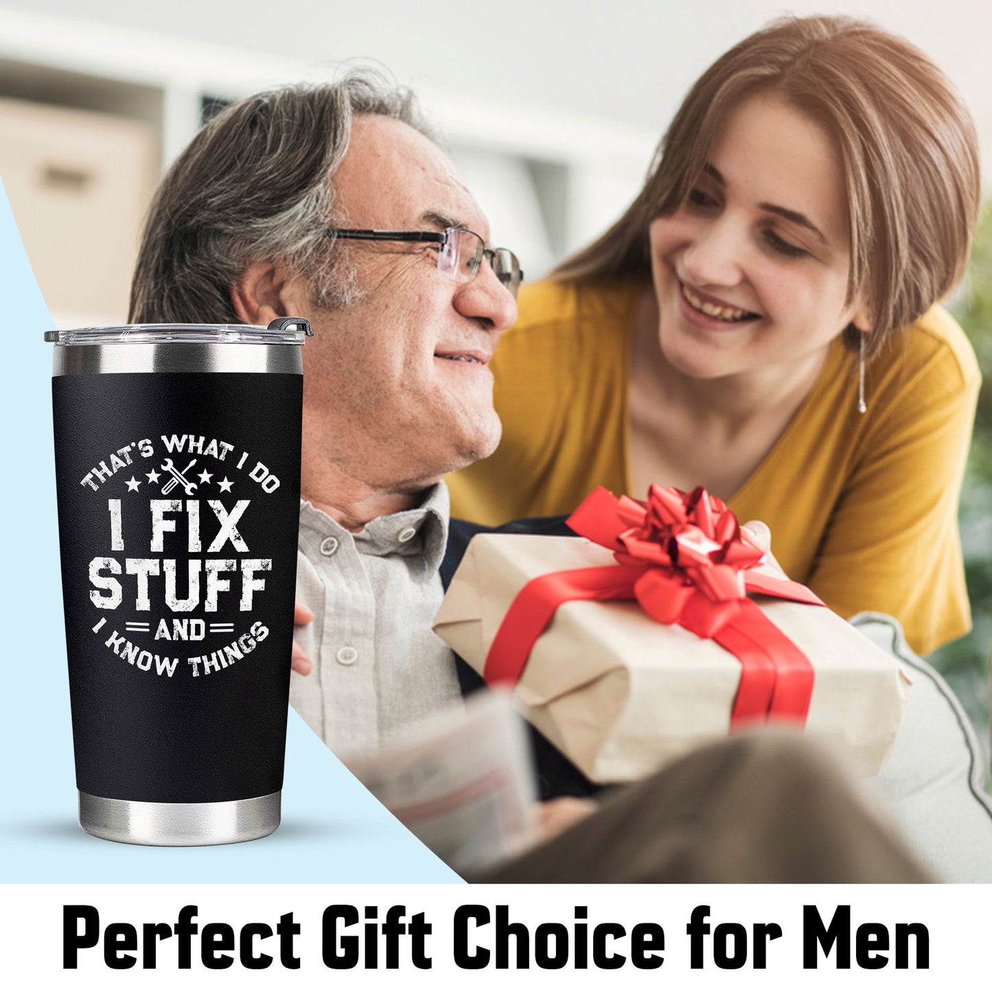 I Fix Stuff And I Know Things - Stainless Steel Tumbler