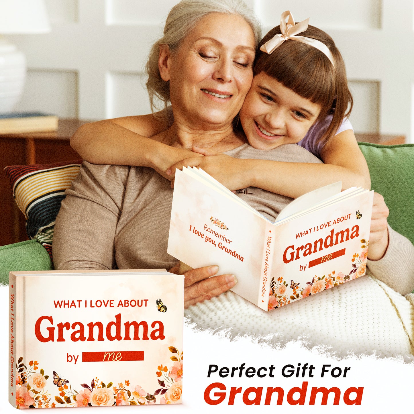 What I Love about Grandma Book - A fun, fill-in-the-blank book