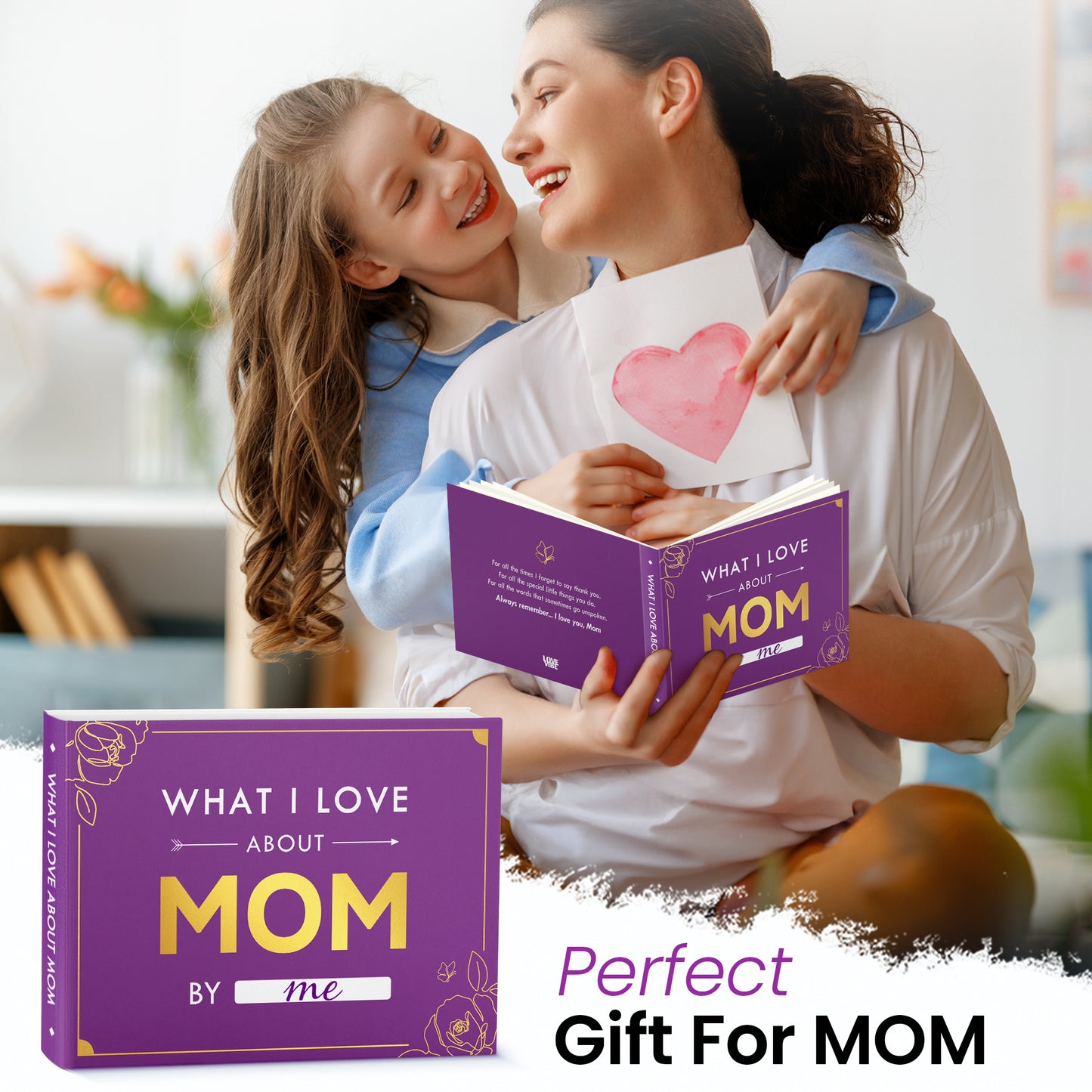 What I Love about Mom Fill with Love Fill-in-the-Blank Gift Journal FB012