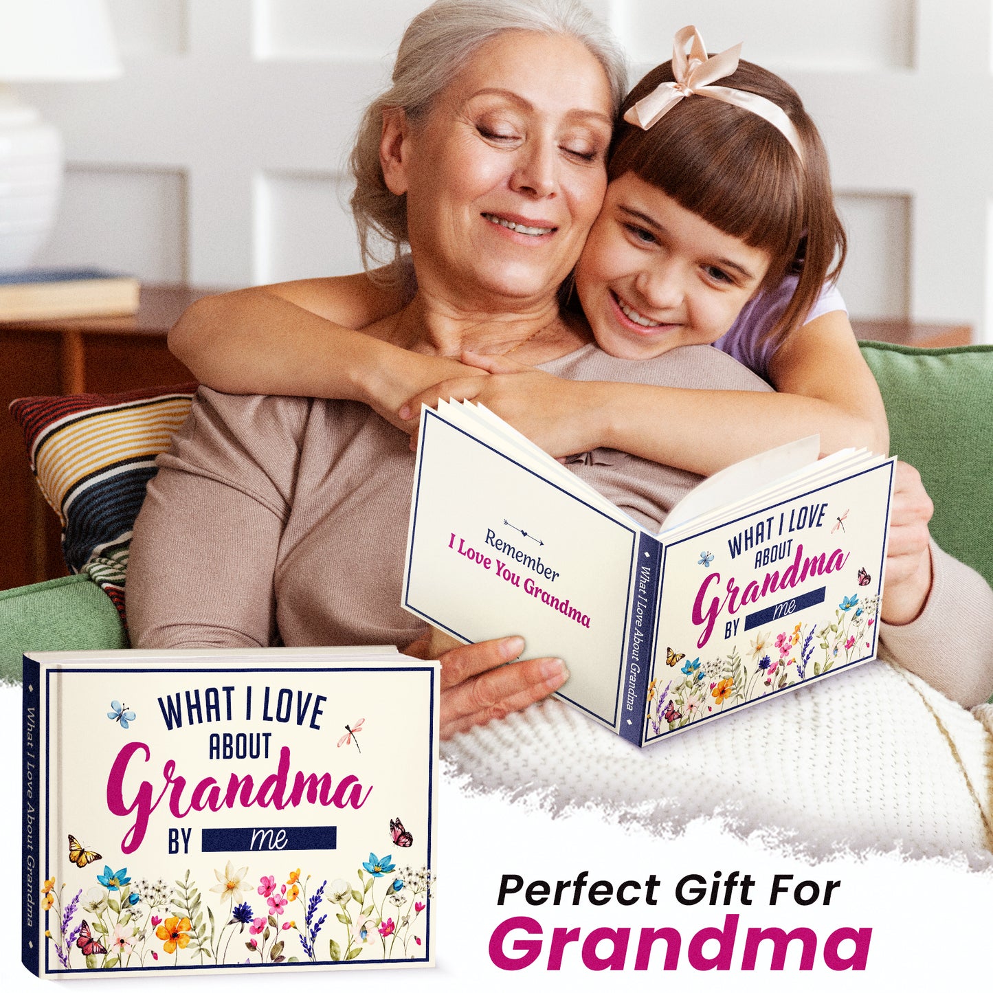 What I Love about Grandma Book - A fun, fill-in-the-blank book