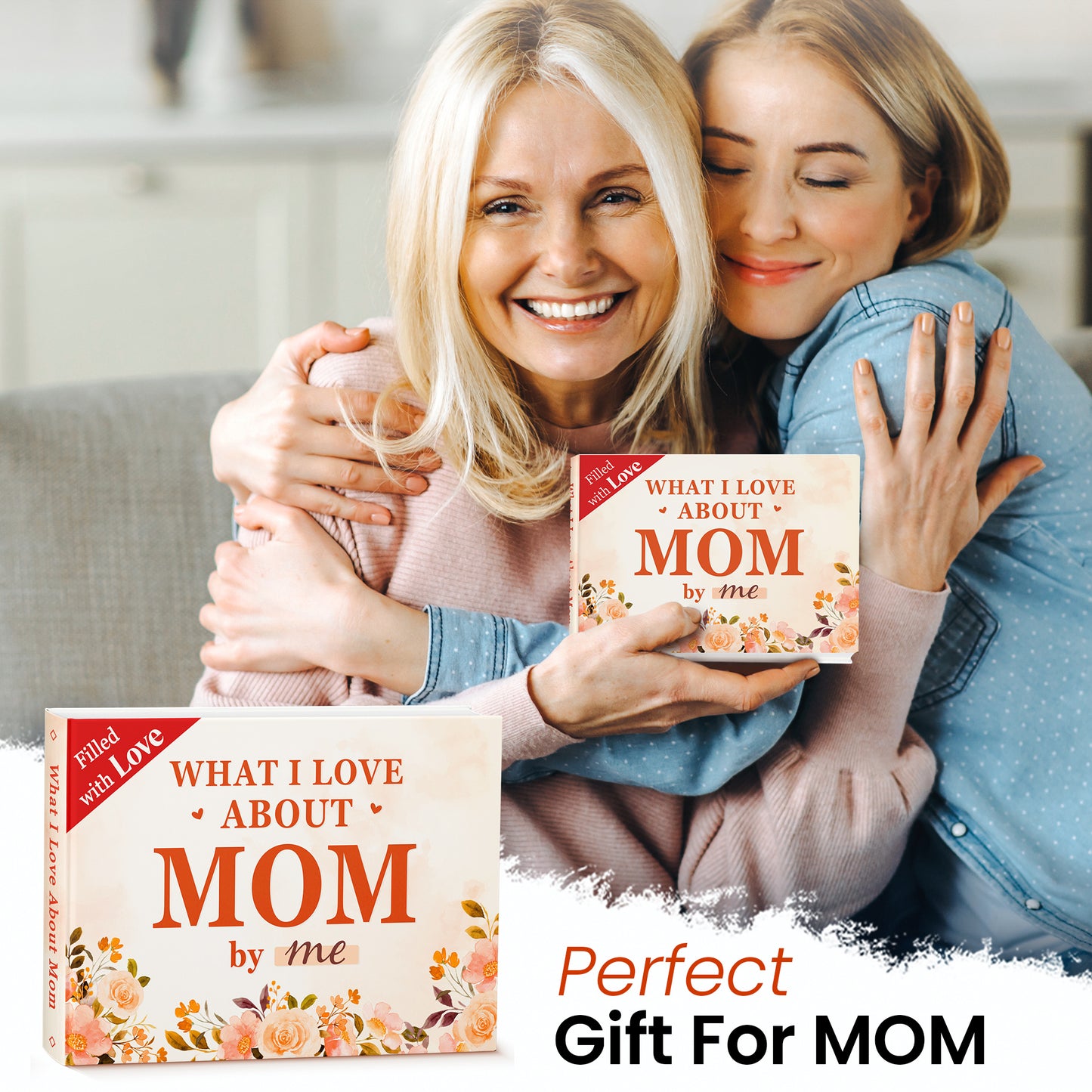 What I Love about Mom Fill with Love Fill-in-the-Blank Gift Journal FB010