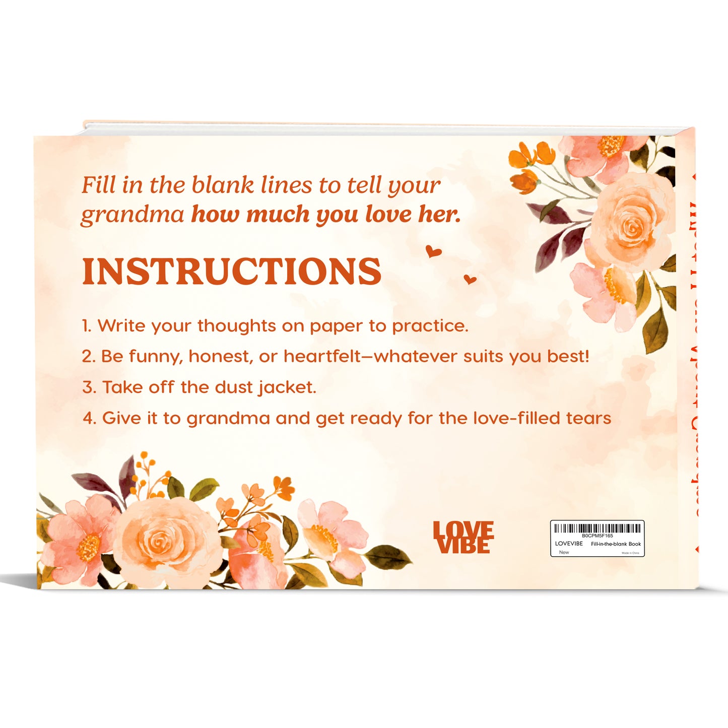 What I Love about Grandma Book - A fun, fill-in-the-blank book