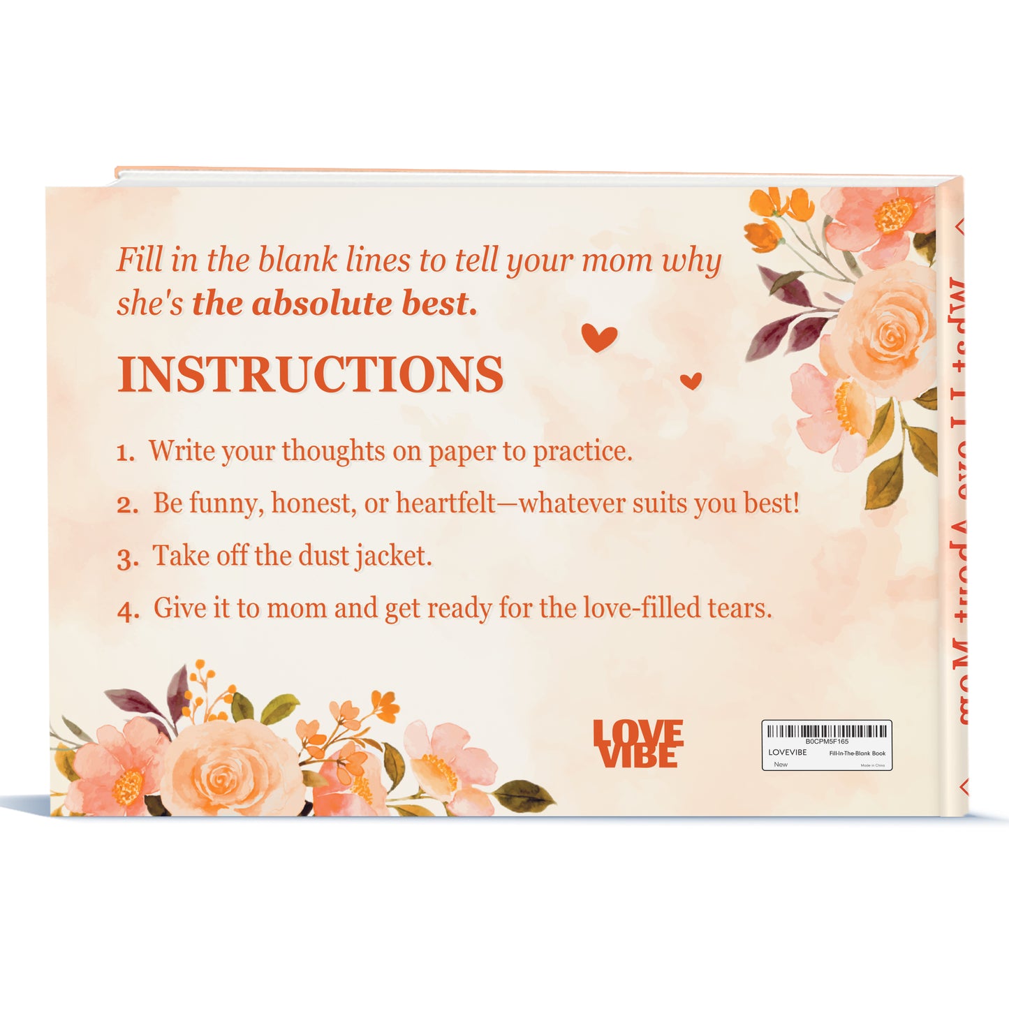What I Love about Mom Fill with Love Fill-in-the-Blank Gift Journal FB010