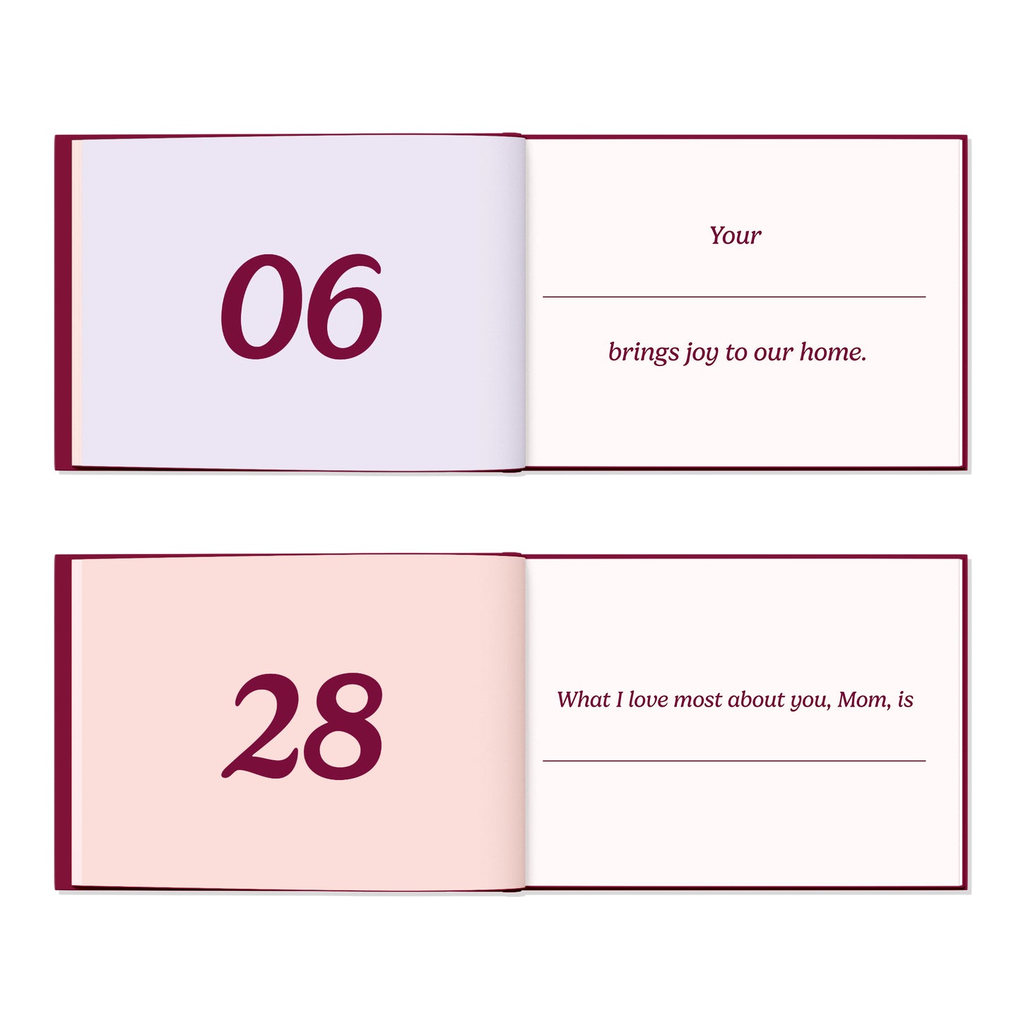 What I Love about Mom Fill with Love Fill-in-the-Blank Gift Journal FB011