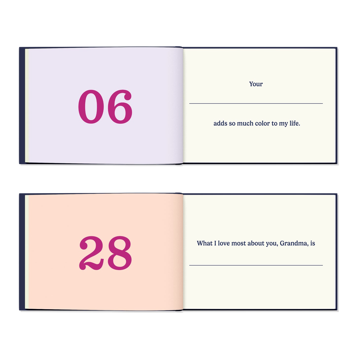 What I Love about Grandma Book - A fun, fill-in-the-blank book