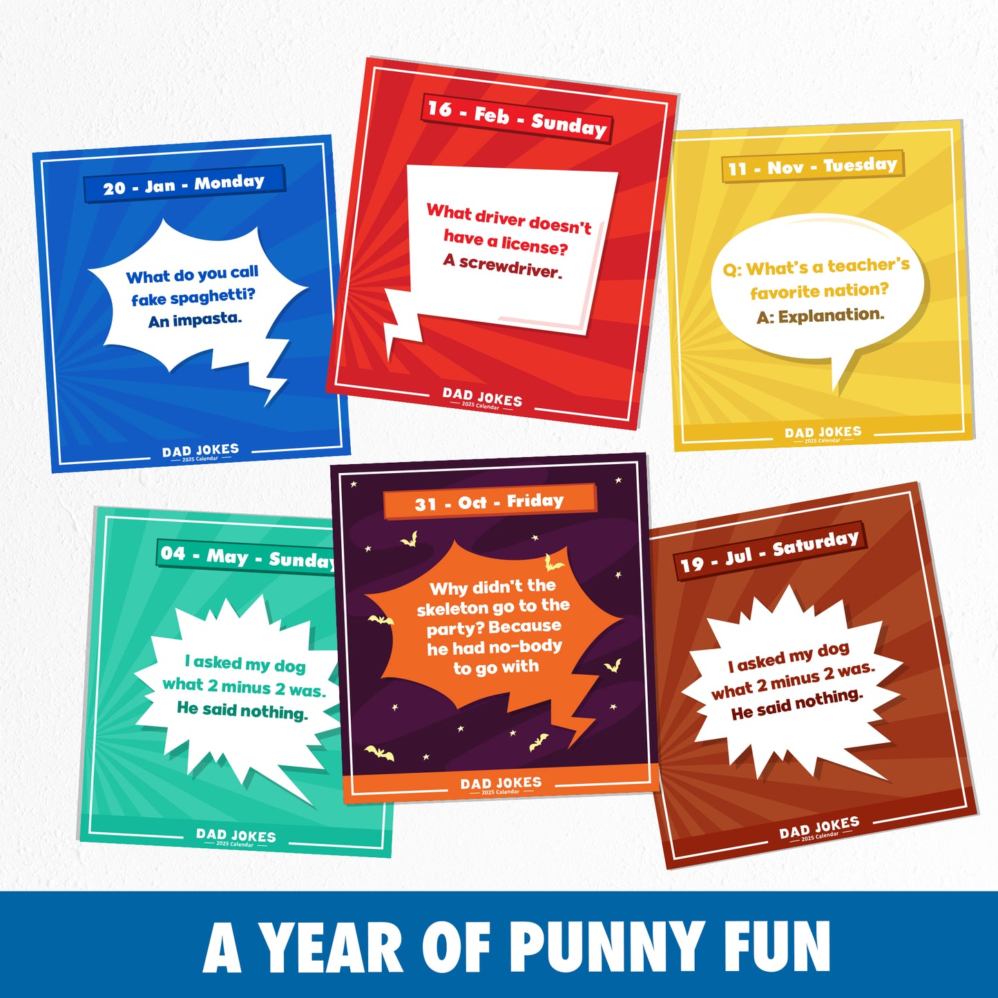 365 Days Of Dad Jokes - 2024 Calendar