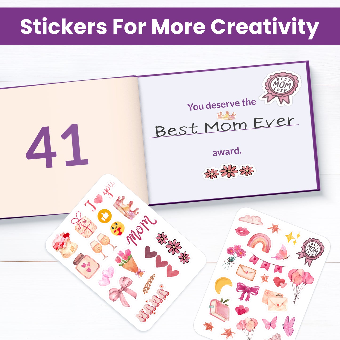 What I Love about Mom Fill with Love Fill-in-the-Blank Gift Journal FB012