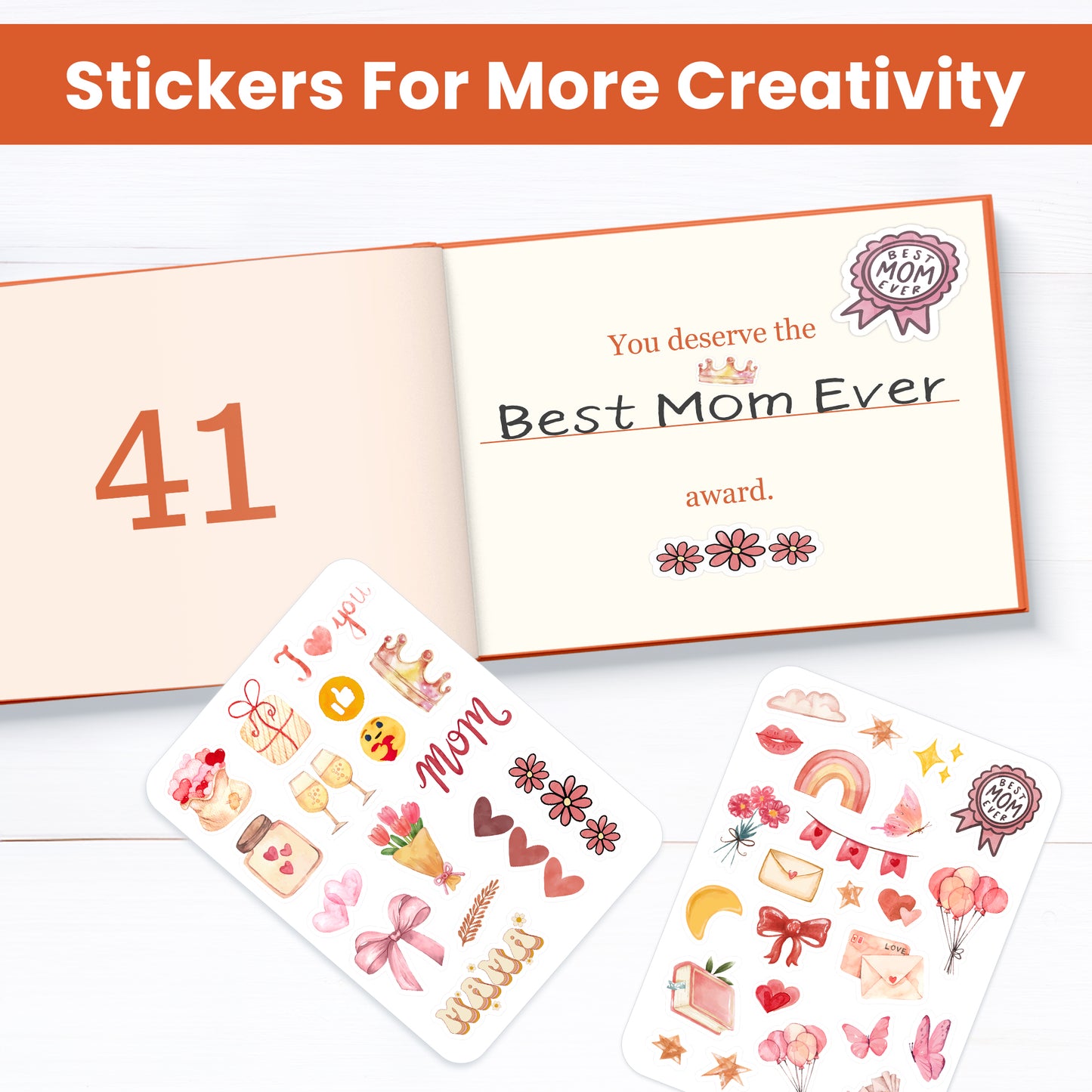What I Love about Mom Fill with Love Fill-in-the-Blank Gift Journal FB010