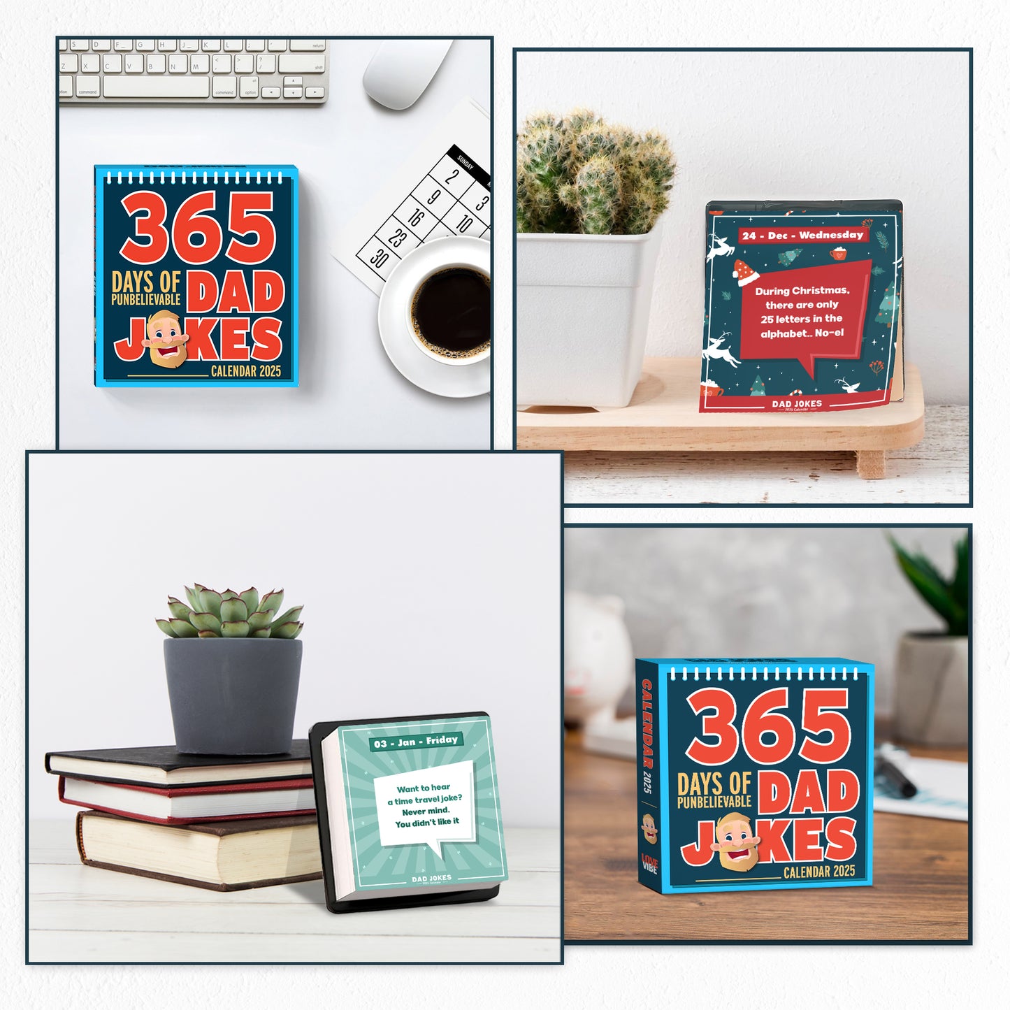365 Days Of Dad Jokes - 2024 Calendar Vintage