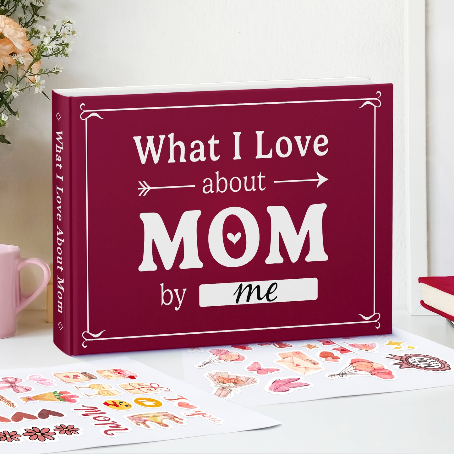 What I Love about Mom Fill with Love Fill-in-the-Blank Gift Journal FB011