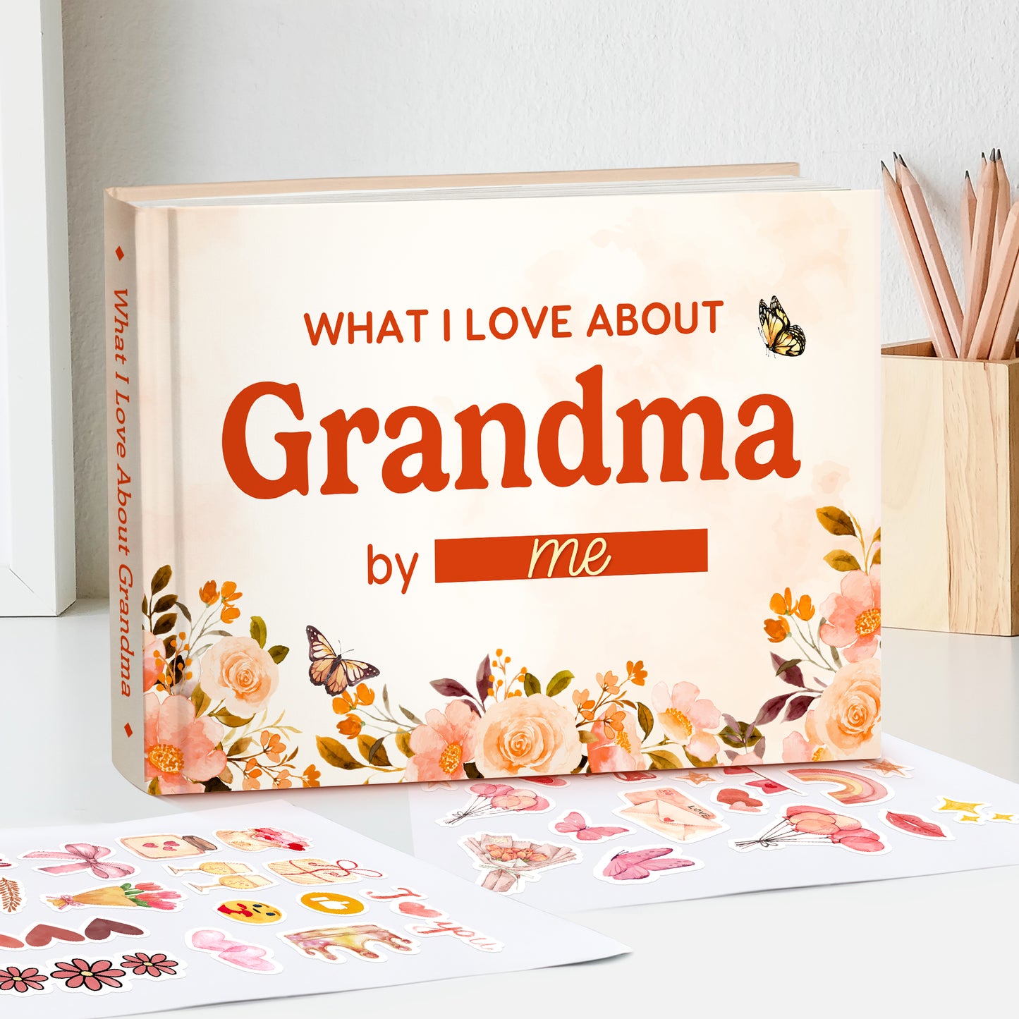 What I Love about Grandma Book - A fun, fill-in-the-blank book