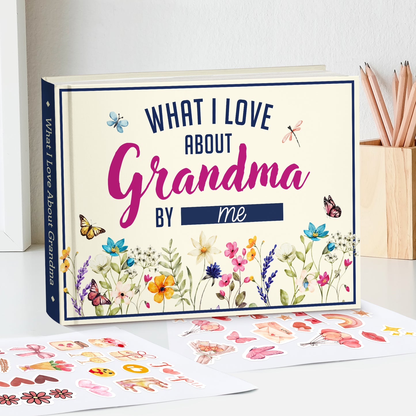 What I Love about Grandma Book - A fun, fill-in-the-blank book