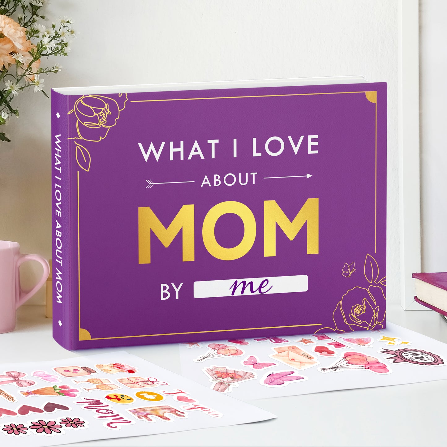 What I Love about Mom Fill with Love Fill-in-the-Blank Gift Journal FB012