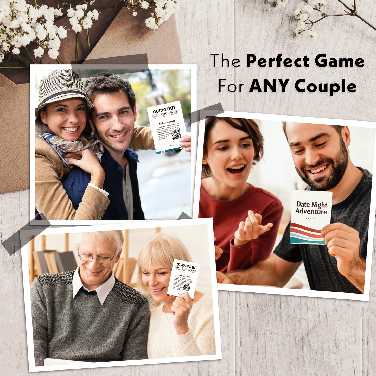 Romantic Couples Gift - Fun & Adventurous Date Night Box - Scratch Off Card Game with Exciting Ideas for Couple: Girlfriend, Boyfriend, Newlywed, Wife or Husband - FB041