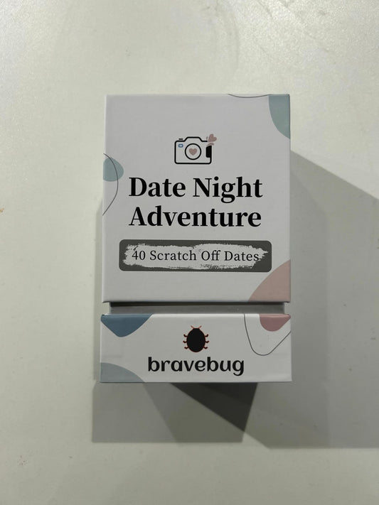 BRAVEBUG Date night Idea Card for her, him