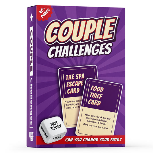 COUPLE CHALLENGES - Couples Card Games, Couple Games for Date Night, Card Games for Couples