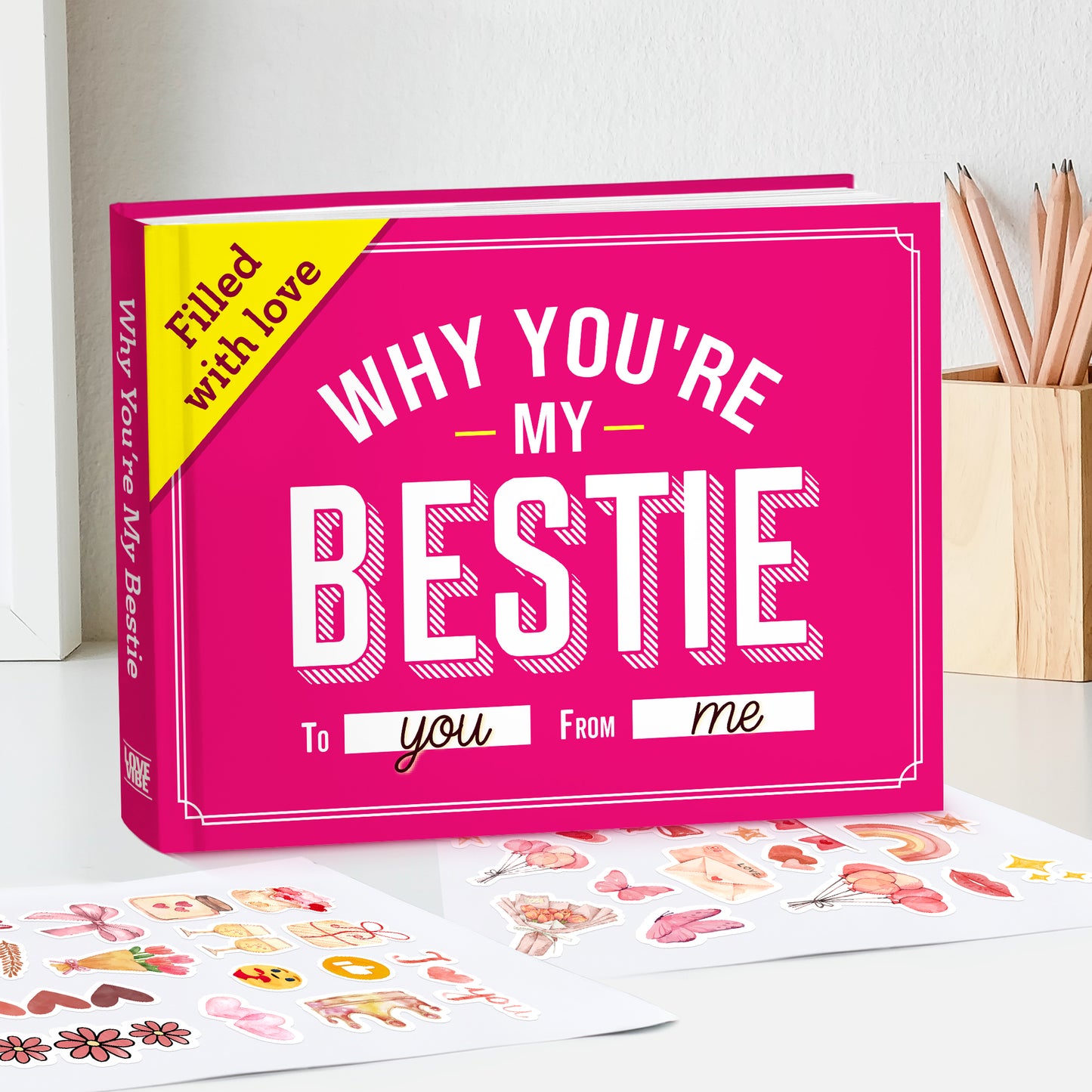 What I Love about Bestie Book - A fun, fill-in-the-blank book